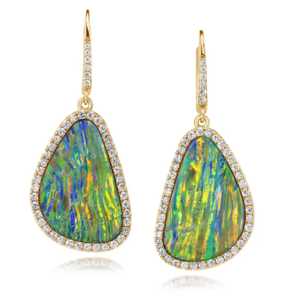 14K Yellow Gold Earrings Blue Water Jewelers St. Augustine, FL