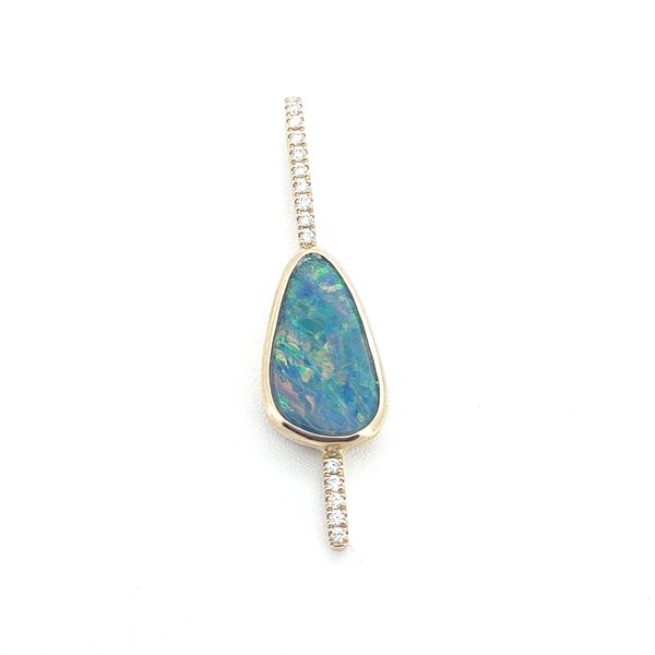 14K Yellow Gold Pendant Blue Water Jewelers St. Augustine, FL