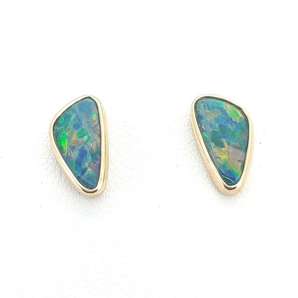 14K Yellow Gold Earrings Blue Water Jewelers St. Augustine, FL