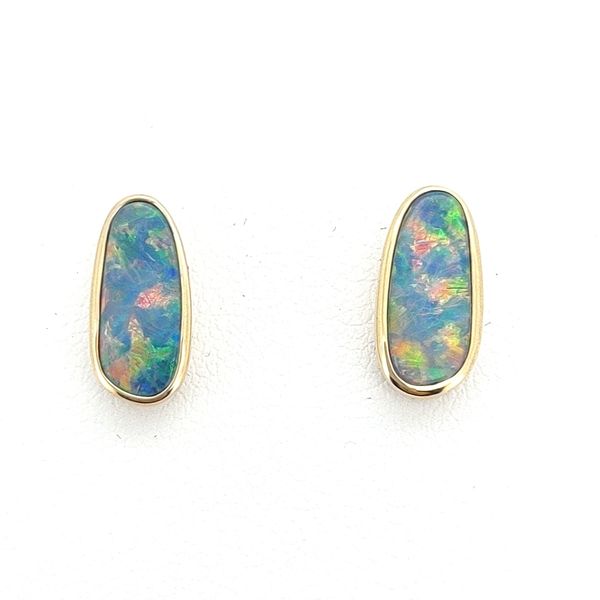 14K Yellow Gold Earrings Blue Water Jewelers St. Augustine, FL