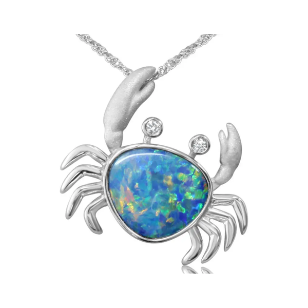 14K White Gold Pendant Blue Water Jewelers St. Augustine, FL