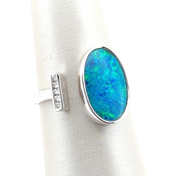 14K White Gold Ring Blue Water Jewelers St. Augustine, FL