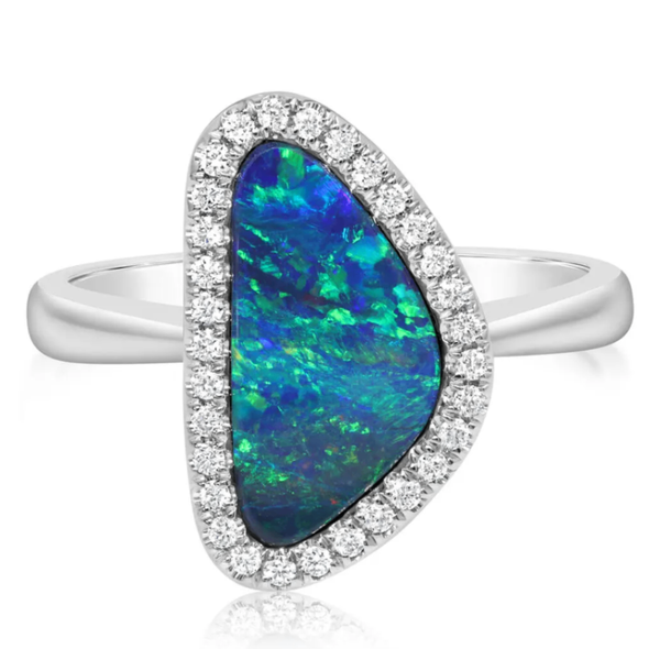 14K White Gold Ring Blue Water Jewelers St. Augustine, FL