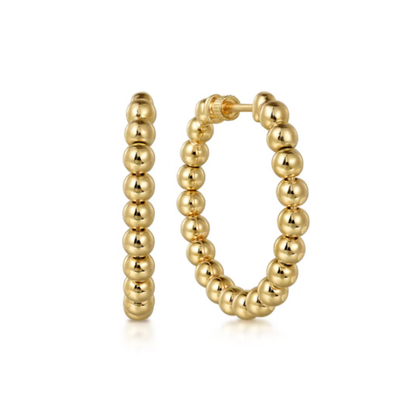 14K Yellow Gold Earrings Blue Water Jewelers St. Augustine, FL