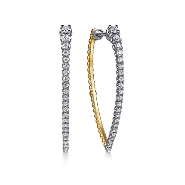 Two-Tone Earrings Blue Water Jewelers St. Augustine, FL