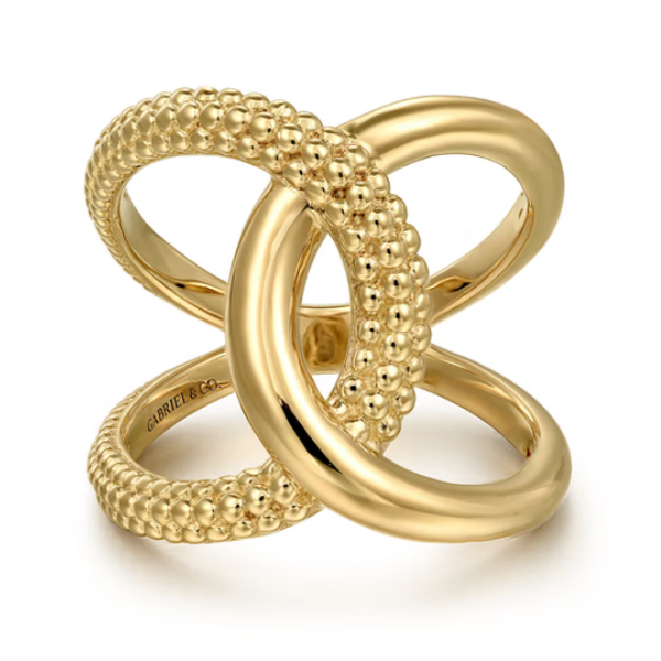 14K Yellow Gold Ring Blue Water Jewelers St. Augustine, FL
