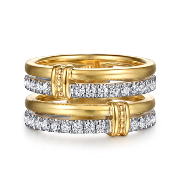Two-Tone Ring Blue Water Jewelers St. Augustine, FL