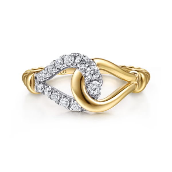 14K Yellow Gold Ring Blue Water Jewelers St. Augustine, FL