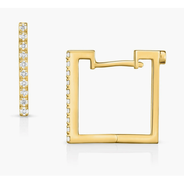 18K Yellow Gold Earrings Blue Water Jewelers St. Augustine, FL