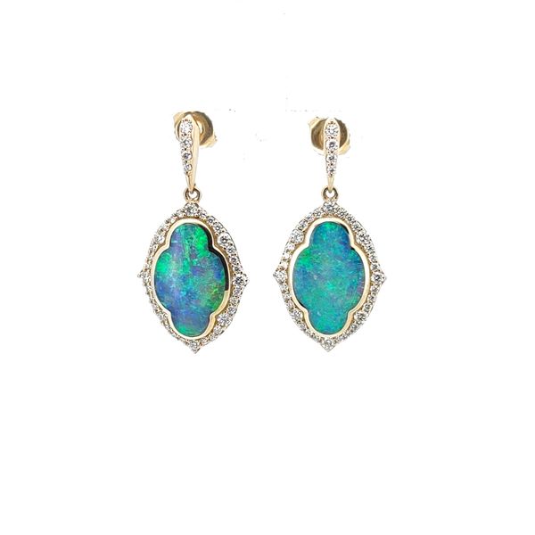 14K Yellow Gold Earrings Blue Water Jewelers St. Augustine, FL