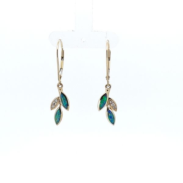 14K Yellow Gold Earrings Blue Water Jewelers St. Augustine, FL