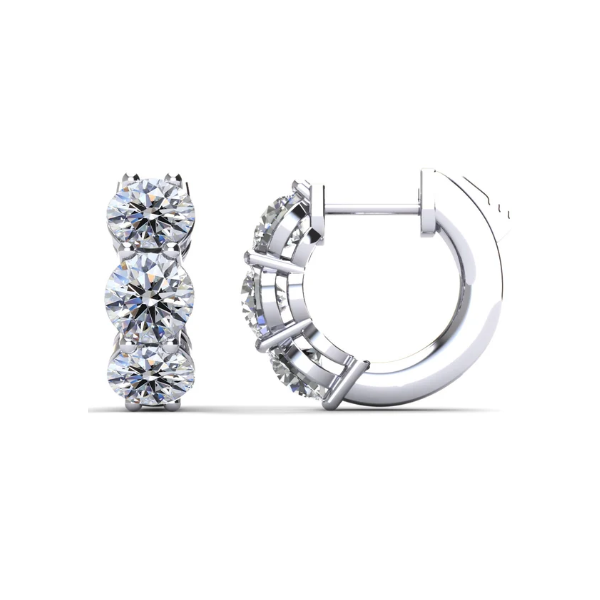 14K White Gold Earrings Blue Water Jewelers St. Augustine, FL