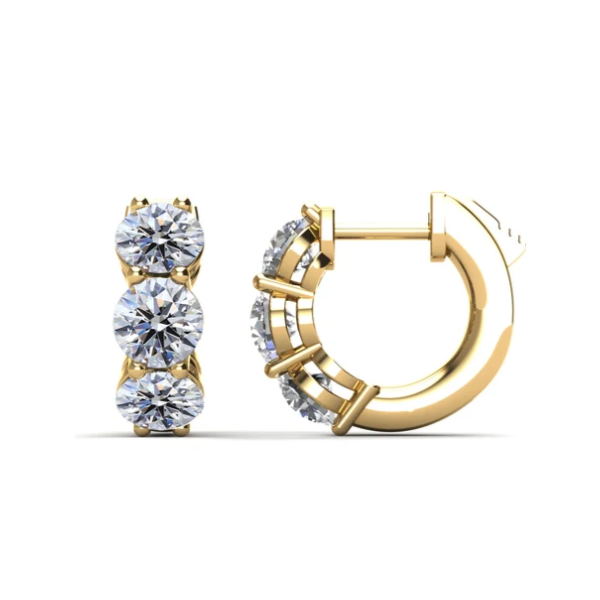 14K Yellow Gold Earrings Blue Water Jewelers St. Augustine, FL