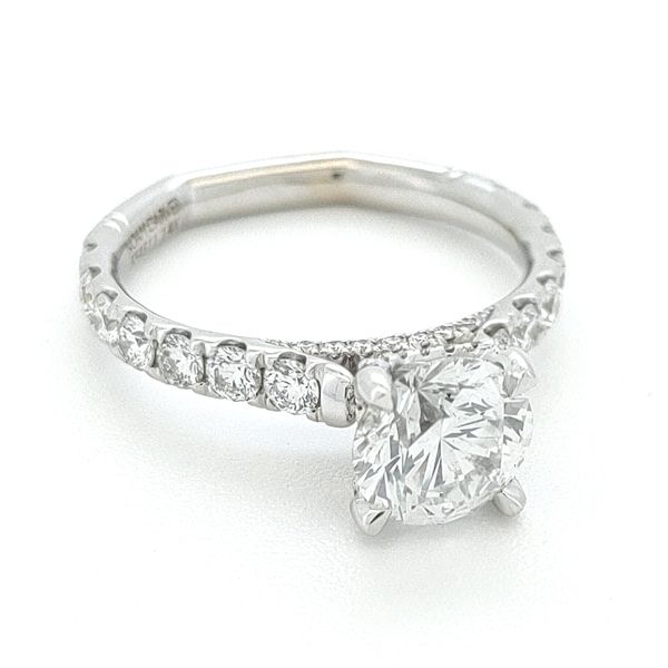 14K White Gold Hidden Halo Ring Blue Water Jewelers St. Augustine, FL