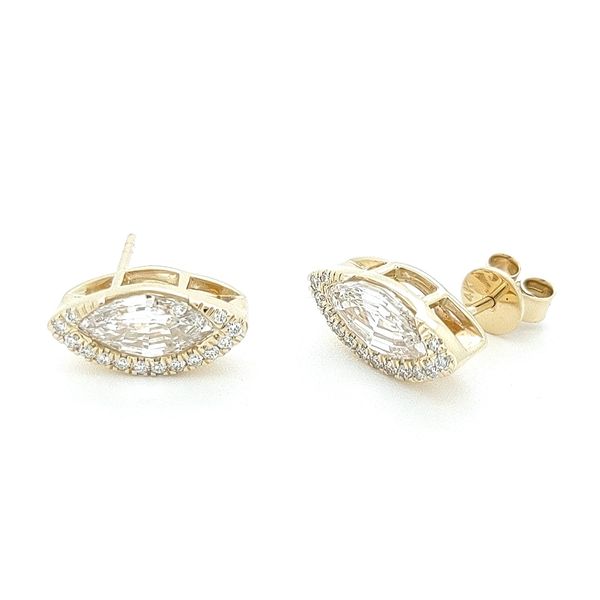 14K Yellow Gold Earrings Blue Water Jewelers St. Augustine, FL