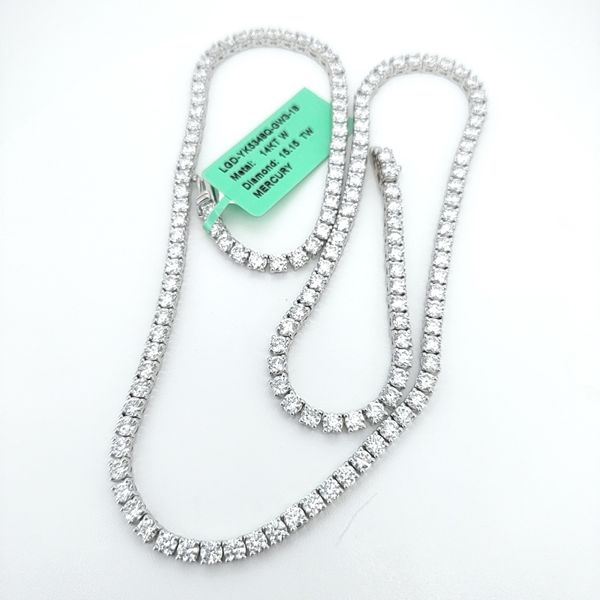 14K White Gold Necklace Blue Water Jewelers St. Augustine, FL