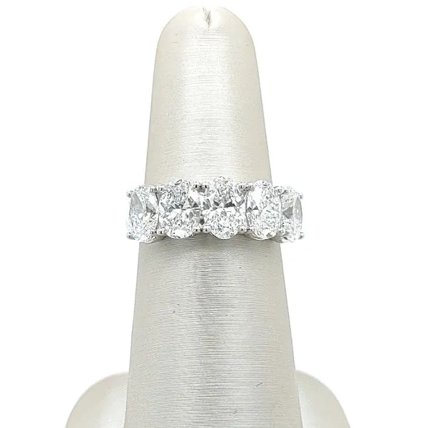 3.50TCW OVAL LAB-GROWN DIAMOND 5-STONE WEDDING BAND Blue Water Jewelers Saint Augustine, FL