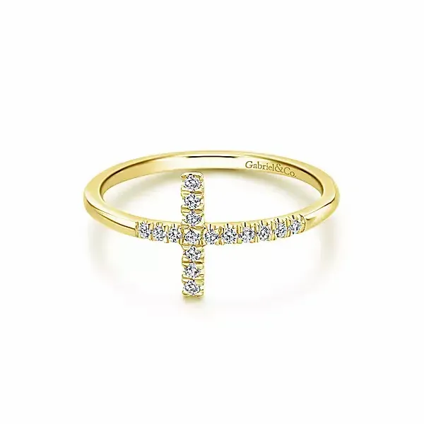 Cross Diamond Fashion Ring Blue Water Jewelers Saint Augustine, FL