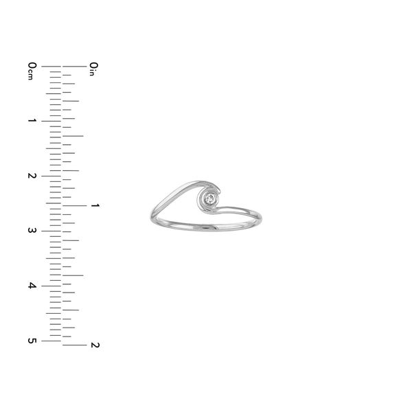 DIAMOND WAVE RING Image 3 Blue Water Jewelers Saint Augustine, FL