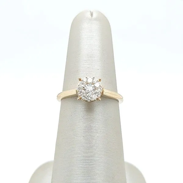 0.35 TCW DIAMOND CLUSTER RING Blue Water Jewelers Saint Augustine, FL