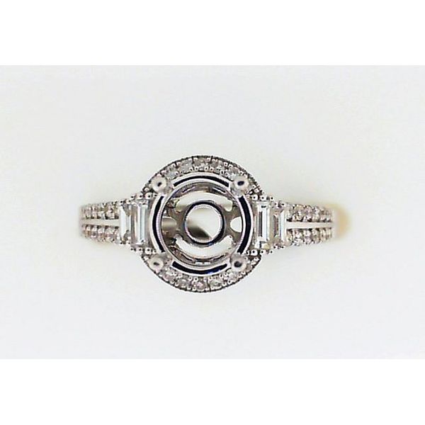 Semi- Mount Blue Water Jewelers Saint Augustine, FL