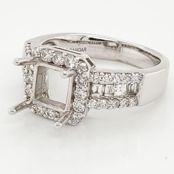 Semi- Mount Blue Water Jewelers Saint Augustine, FL