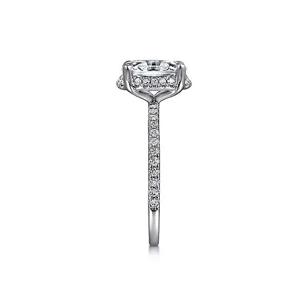 Diamond Semi-Mount Engagement Ring Image 4 Blue Water Jewelers Saint Augustine, FL