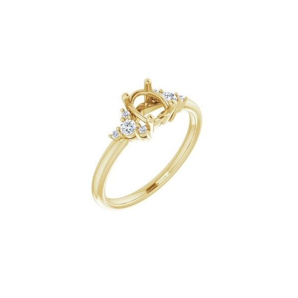 Semi- Mount Blue Water Jewelers Saint Augustine, FL