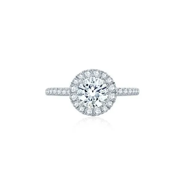 A JAFFE DIAMOND SEMI MOUNT Blue Water Jewelers Saint Augustine, FL