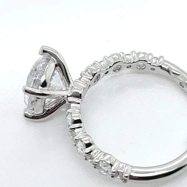 0.77 TCW DIAMOND SEMI-MOUNT RING Image 2 Blue Water Jewelers Saint Augustine, FL