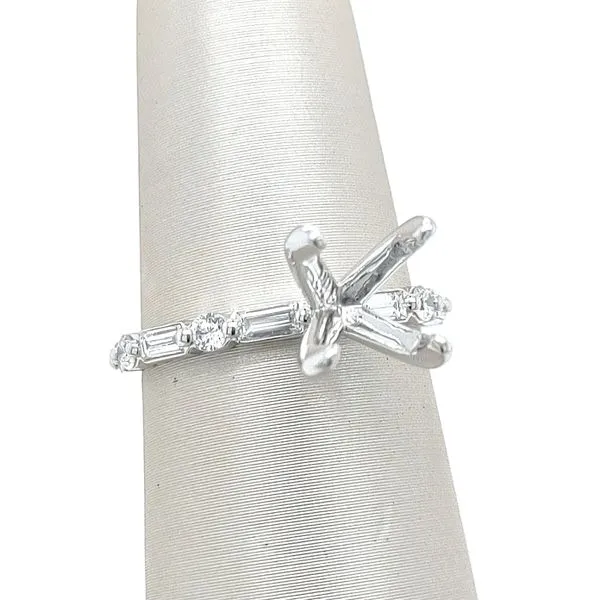 Diamond Semi-mount Ring Blue Water Jewelers Saint Augustine, FL