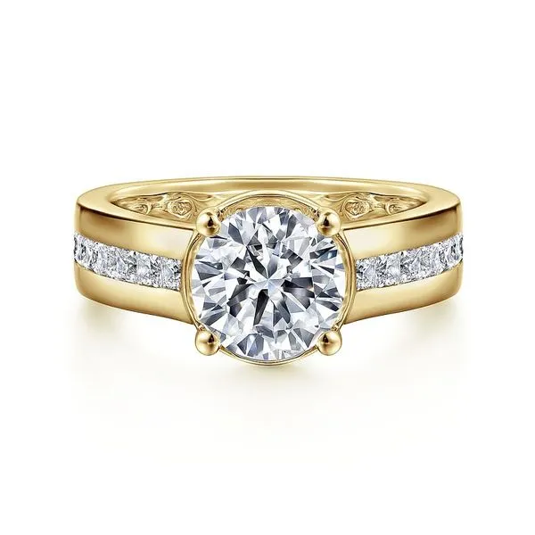 0.57 TCW DIAMOND SEMI-MOUNT RING Blue Water Jewelers Saint Augustine, FL