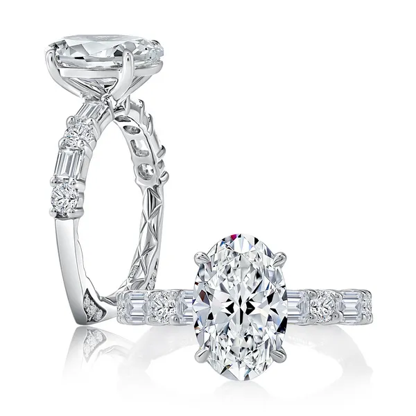 Diamond Semi-mount Ring Blue Water Jewelers Saint Augustine, FL