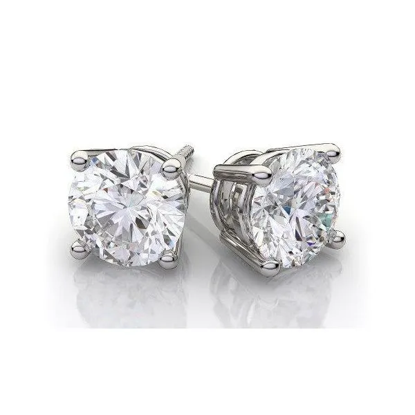 Diamond Earrings Blue Water Jewelers Saint Augustine, FL