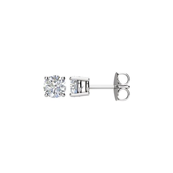 Diamond Stud Earring .46 carats Blue Water Jewelers Saint Augustine, FL