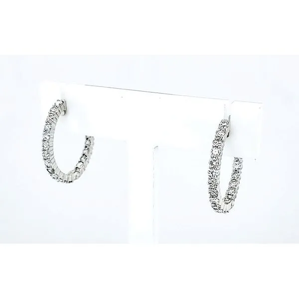 Inside/Outside Hoop Earrings Blue Water Jewelers Saint Augustine, FL