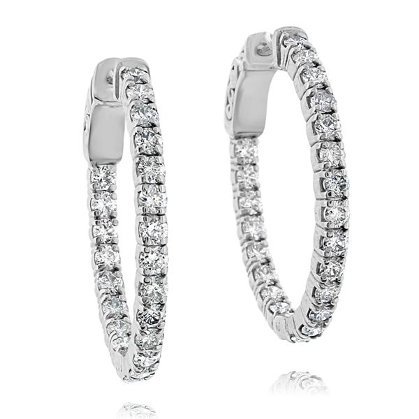 Diamond Earrings Blue Water Jewelers Saint Augustine, FL