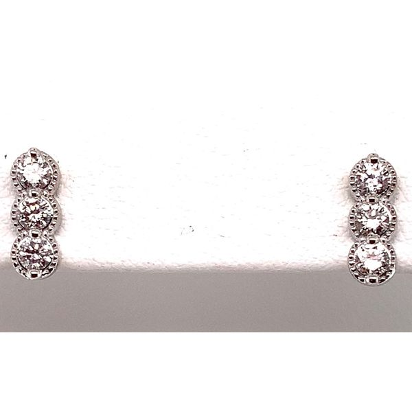 Diamond Earrings Blue Water Jewelers Saint Augustine, FL