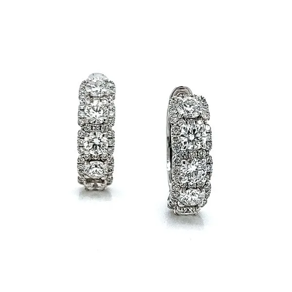 DIAMOND HUGGIE EARRINGS Blue Water Jewelers Saint Augustine, FL