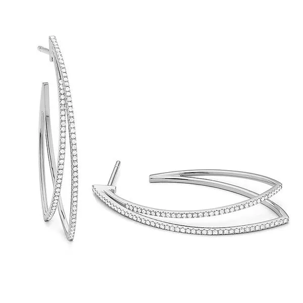 DIAMOND HOOP EARRINGS Blue Water Jewelers Saint Augustine, FL