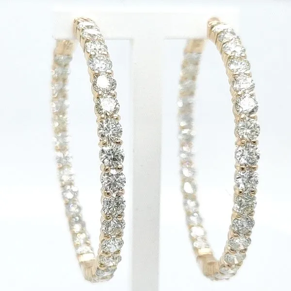 DIAMOND HOOP EARRINGS Blue Water Jewelers Saint Augustine, FL