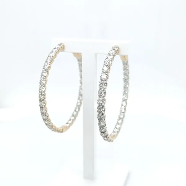 DIAMOND HOOP EARRINGS Blue Water Jewelers Saint Augustine, FL