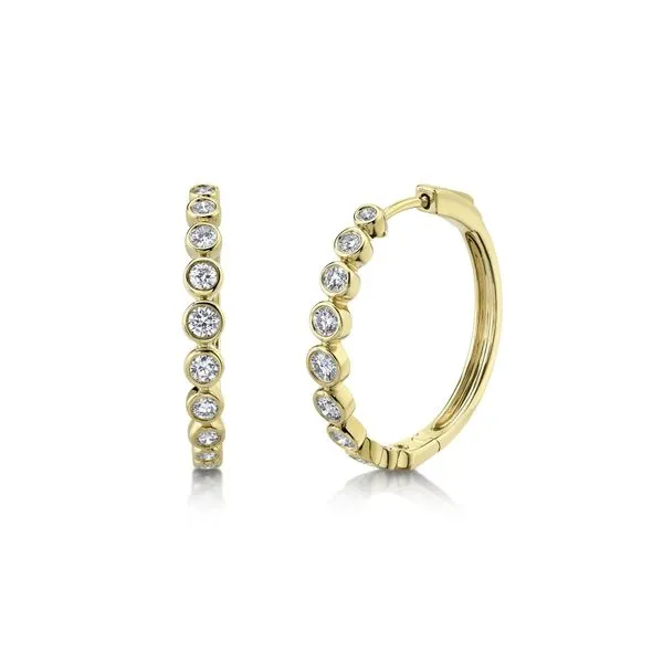 DIAMOND HOOP EARRINGS Blue Water Jewelers Saint Augustine, FL