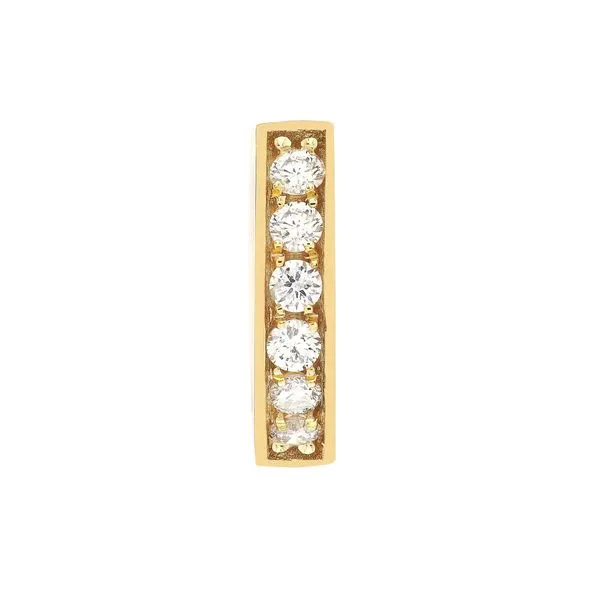 Diamond Huggie Earrings Image 4 Blue Water Jewelers Saint Augustine, FL