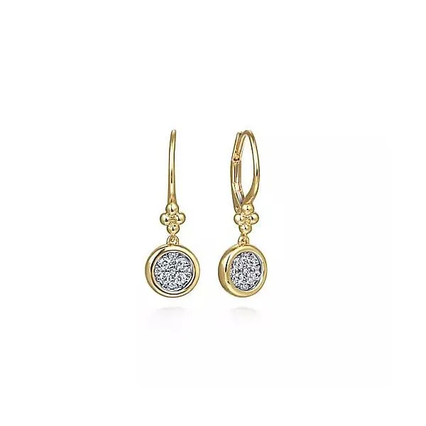 Diamond Dangle Earrings Blue Water Jewelers Saint Augustine, FL