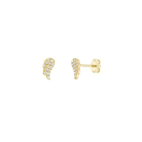 0.10 TCW DIAMOND ANGEL STUD EARRINGS Blue Water Jewelers Saint Augustine, FL