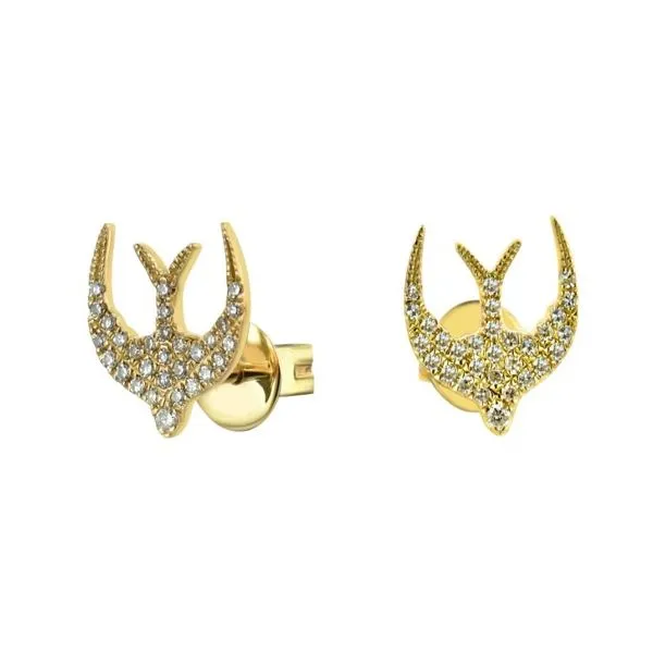 DIAMOND 0.14 TCW SPARROW STUD EARRINGS Blue Water Jewelers Saint Augustine, FL