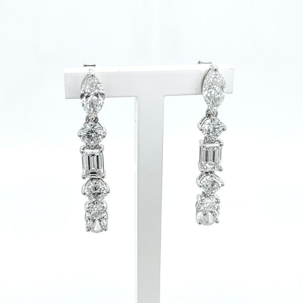 MR 14K White Gold Earrings Blue Water Jewelers Saint Augustine, FL