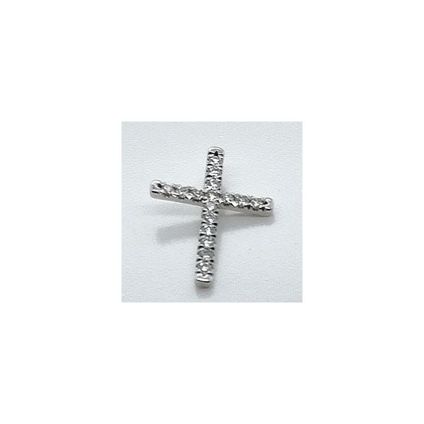 Diamond Cross Pendant Blue Water Jewelers Saint Augustine, FL