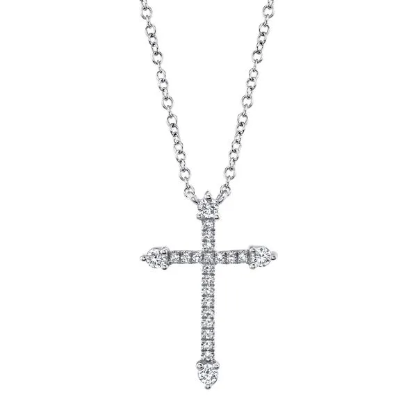 DIAMOND CROSS PENDANT NECKLACE Blue Water Jewelers Saint Augustine, FL